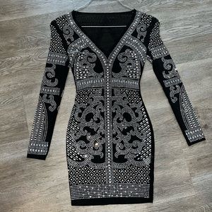 Black Crystal Dress